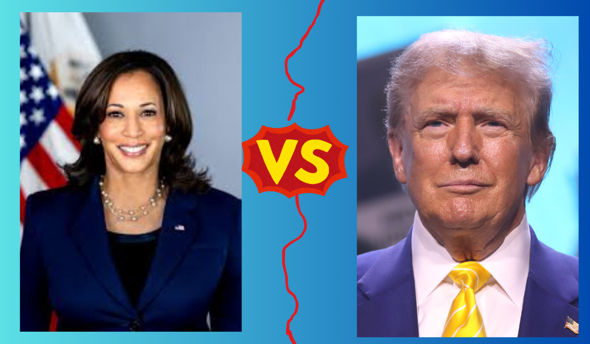 Kamala Harris and Donald Trump